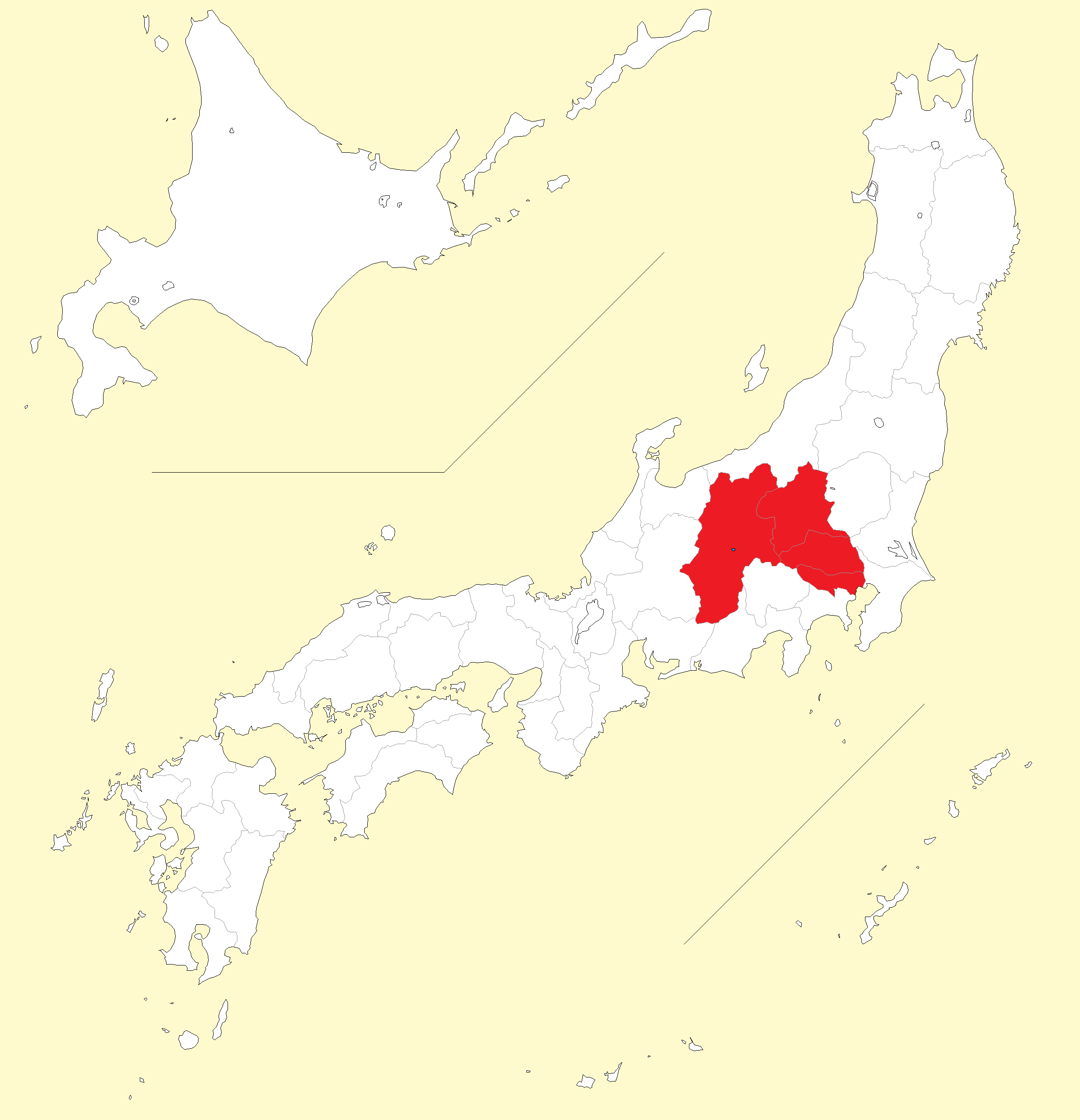 クロヒカゲ分布